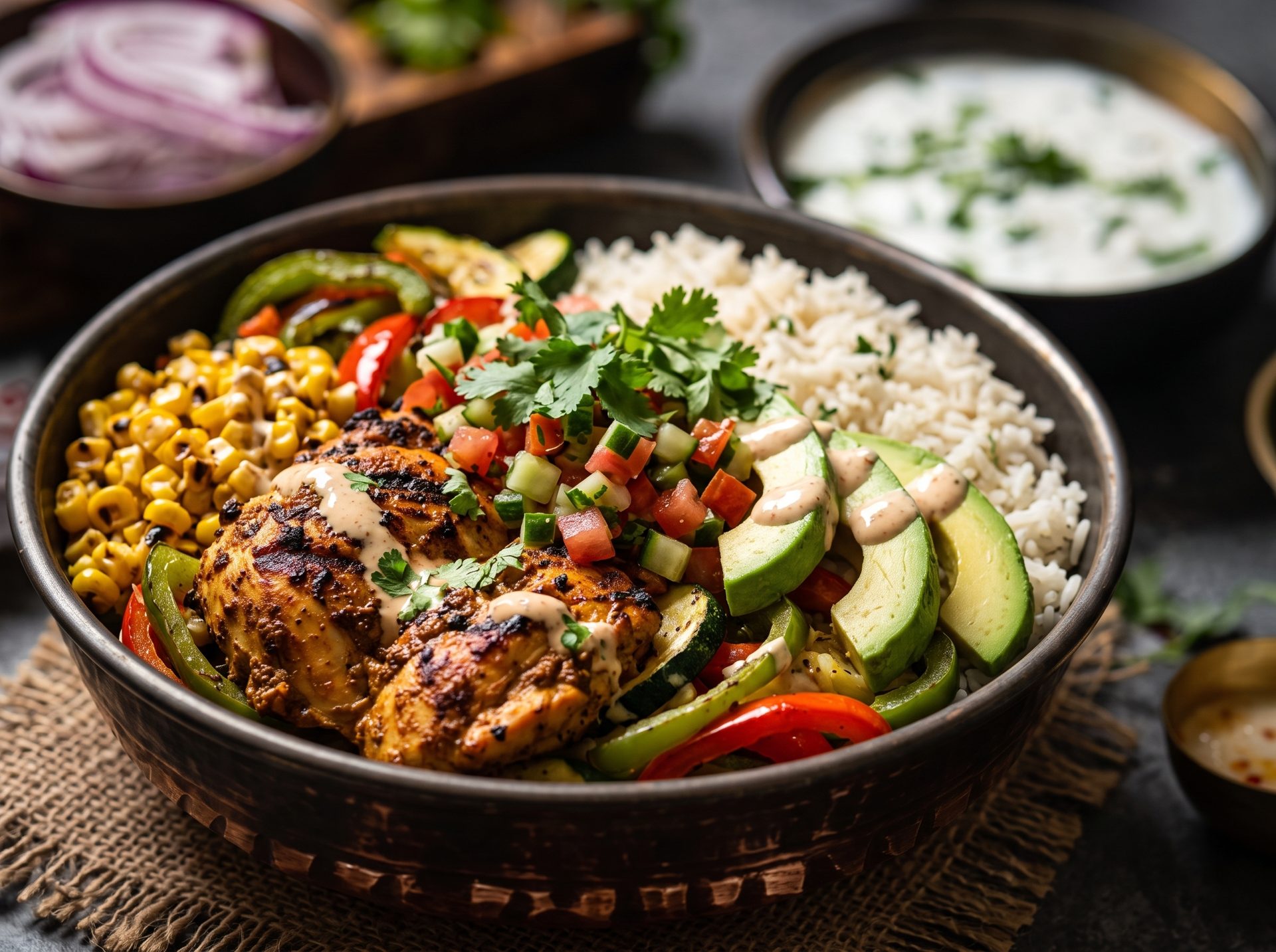 NEW! Masala Grilled Chicken Bowl