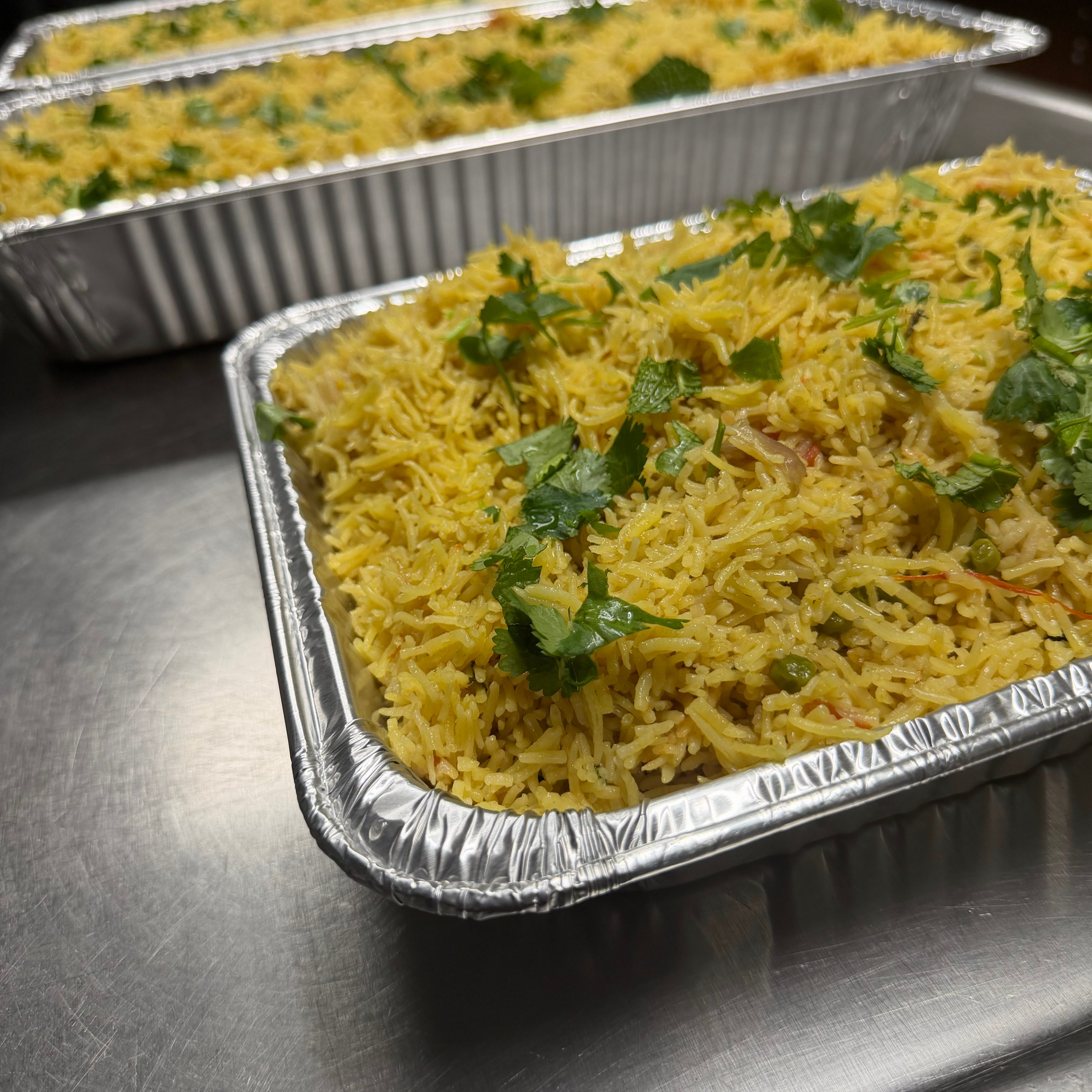 Ghee Pulav Rice (Deep Tray).