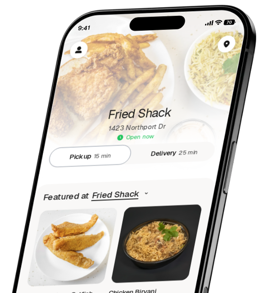 Fried Shack app preview